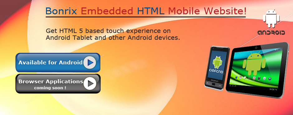 Bonrix RetailDesk embedded in HTML 5