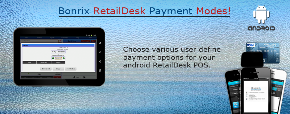 Bonrix RetailDesk with split payments