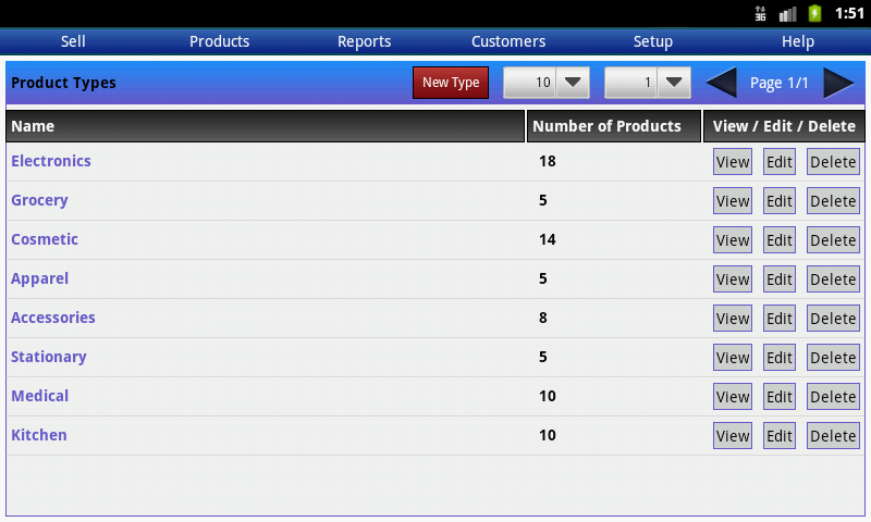 Bonrix RetailDesk product types